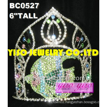 fish crystal pageant tiaras